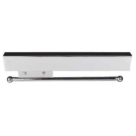 Hardware Resources Polished Chrome 12" Sliding Valet Rod 295W-PC